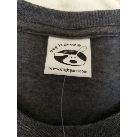 Dog is Good Womens Gray T-Shirt "I Like Big Mutts and I cannot lie" Short Sleeve - Picture 5 of 16